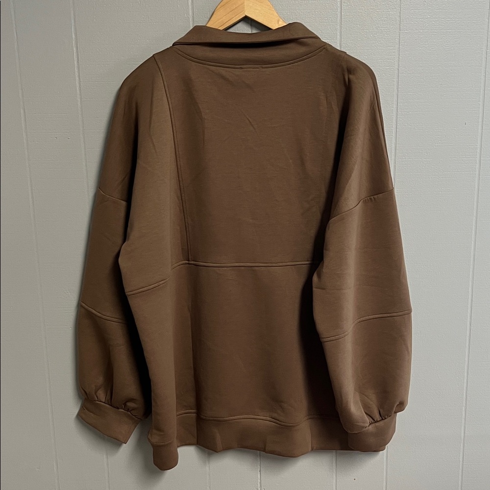 NWT New In Pullover Large Brown - Picture 9 of 11